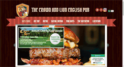 Desktop Screenshot of crownandlion.com