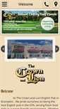 Mobile Screenshot of crownandlion.com